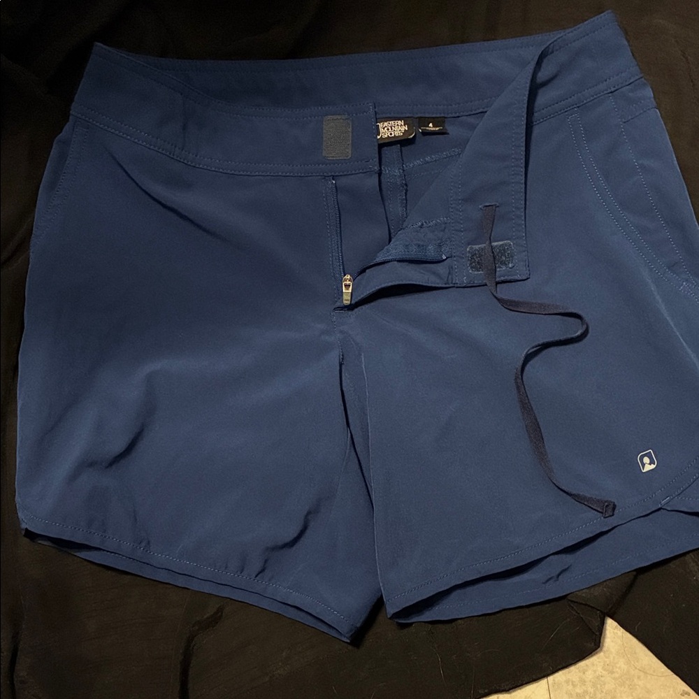Eastern Mountain Sports Dark Blue Athletic Shorts